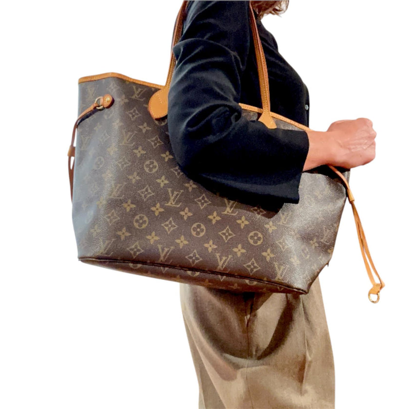 Louis Vuitton Borsa a Spalla Neverfull MM in Tela Monogram