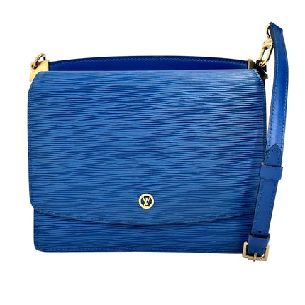 Louis Vuitton Borsa a Tracolla Saint Cloud Epi Toledo Blue