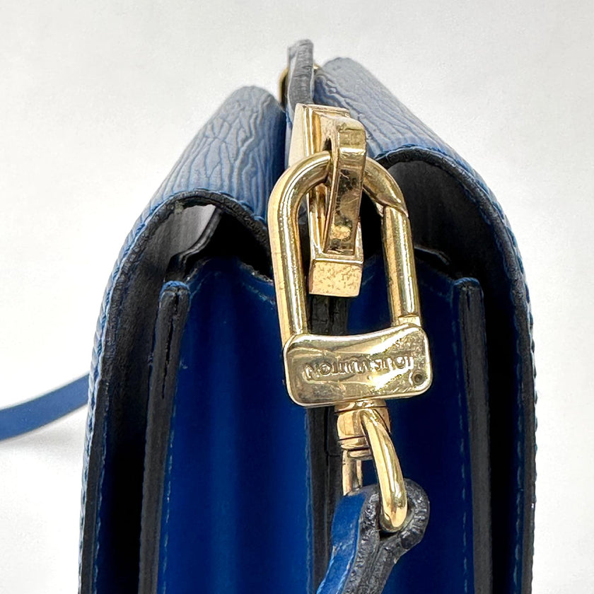 Louis Vuitton Borsa a Tracolla Saint Cloud Epi Toledo Blue