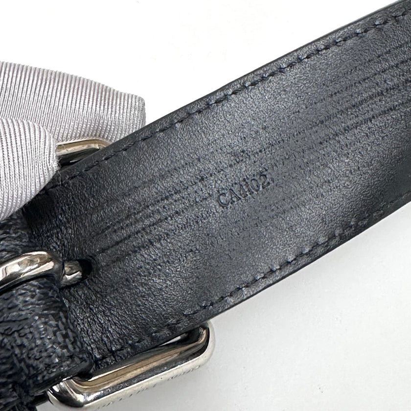 Louis Vuitton Borsa a cintura modello Pochette Florentine Damier Graphite