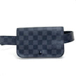 Louis Vuitton Borsa a cintura modello Pochette Florentine Damier Graphite