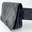 Louis Vuitton Borsa a cintura modello Pochette Florentine Damier Graphite