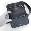 Louis Vuitton Borsa a cintura modello Pochette Florentine Damier Graphite