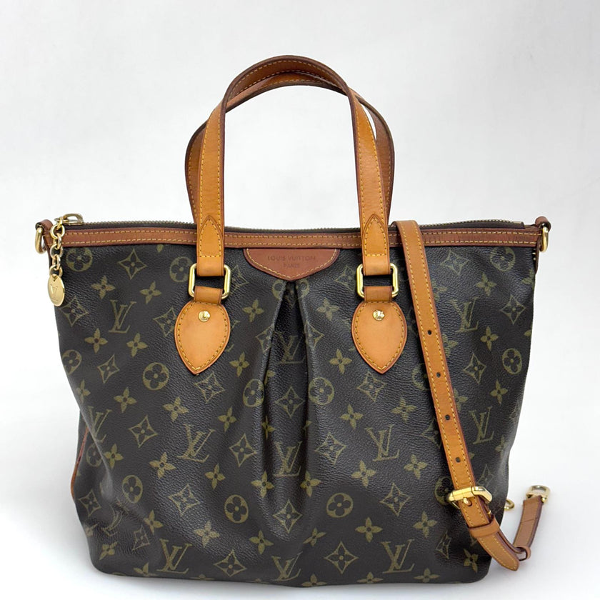 Louis Vuitton Borsa a mano e tracolla Monogram Palermo PM
