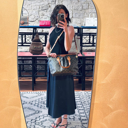 Louis Vuitton Borsa a mano e tracolla Monogram Palermo PM