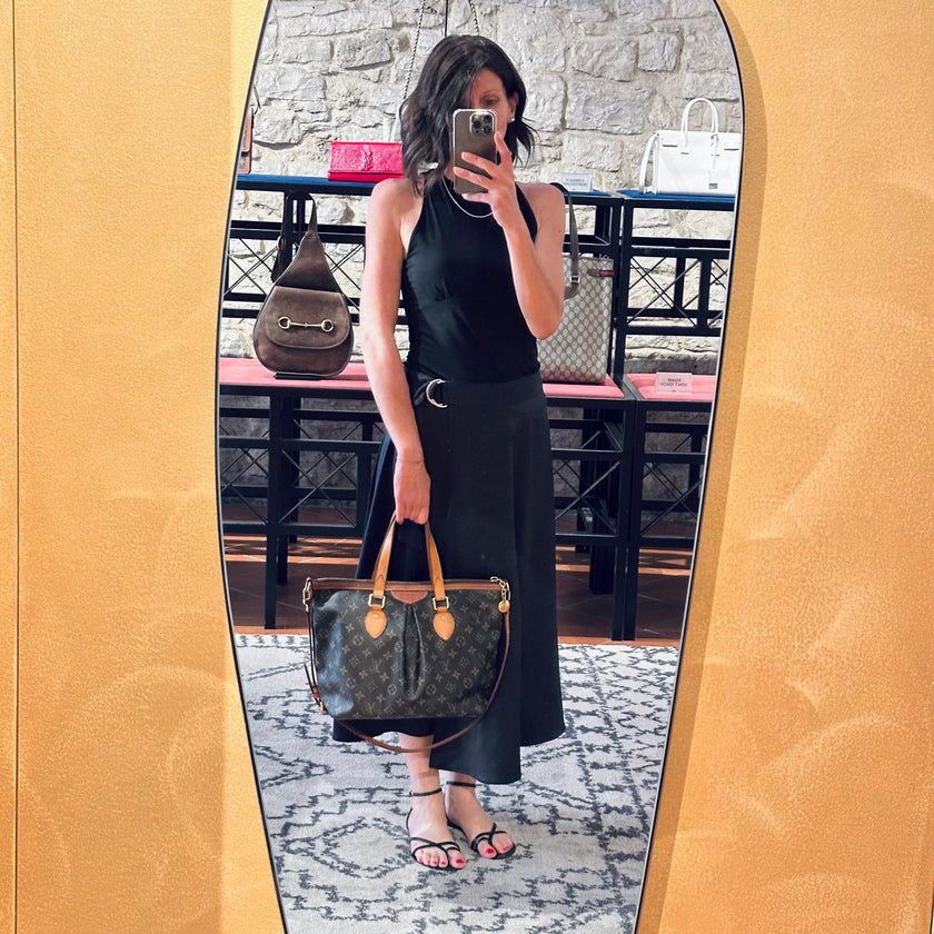 Louis Vuitton Borsa a mano e tracolla Monogram Palermo PM