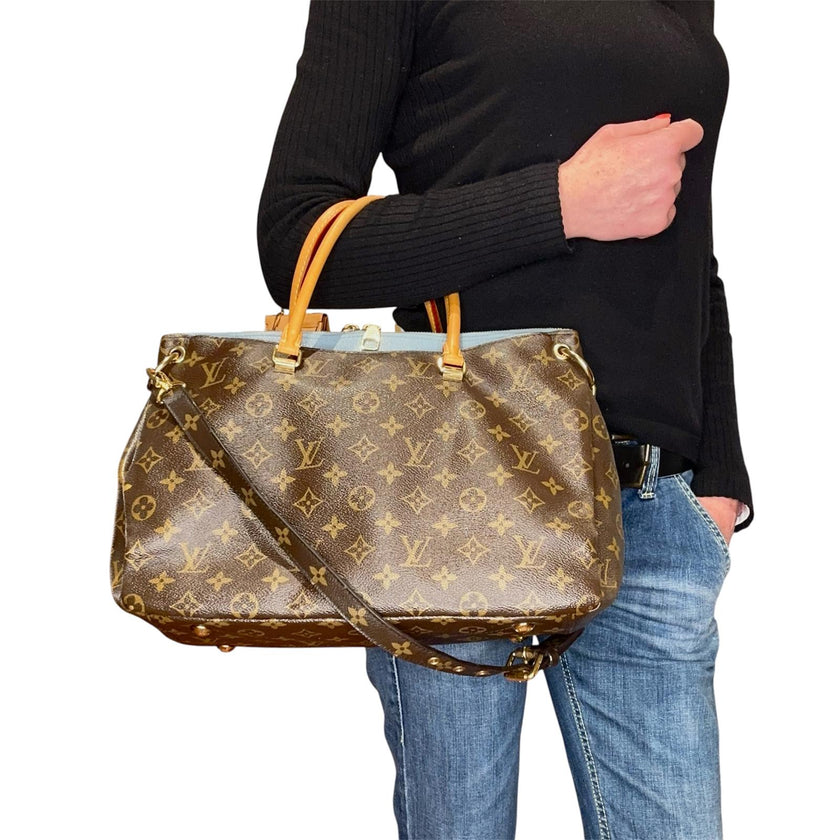 Louis Vuitton Borsa a mano e tracolla Pallas Monogram