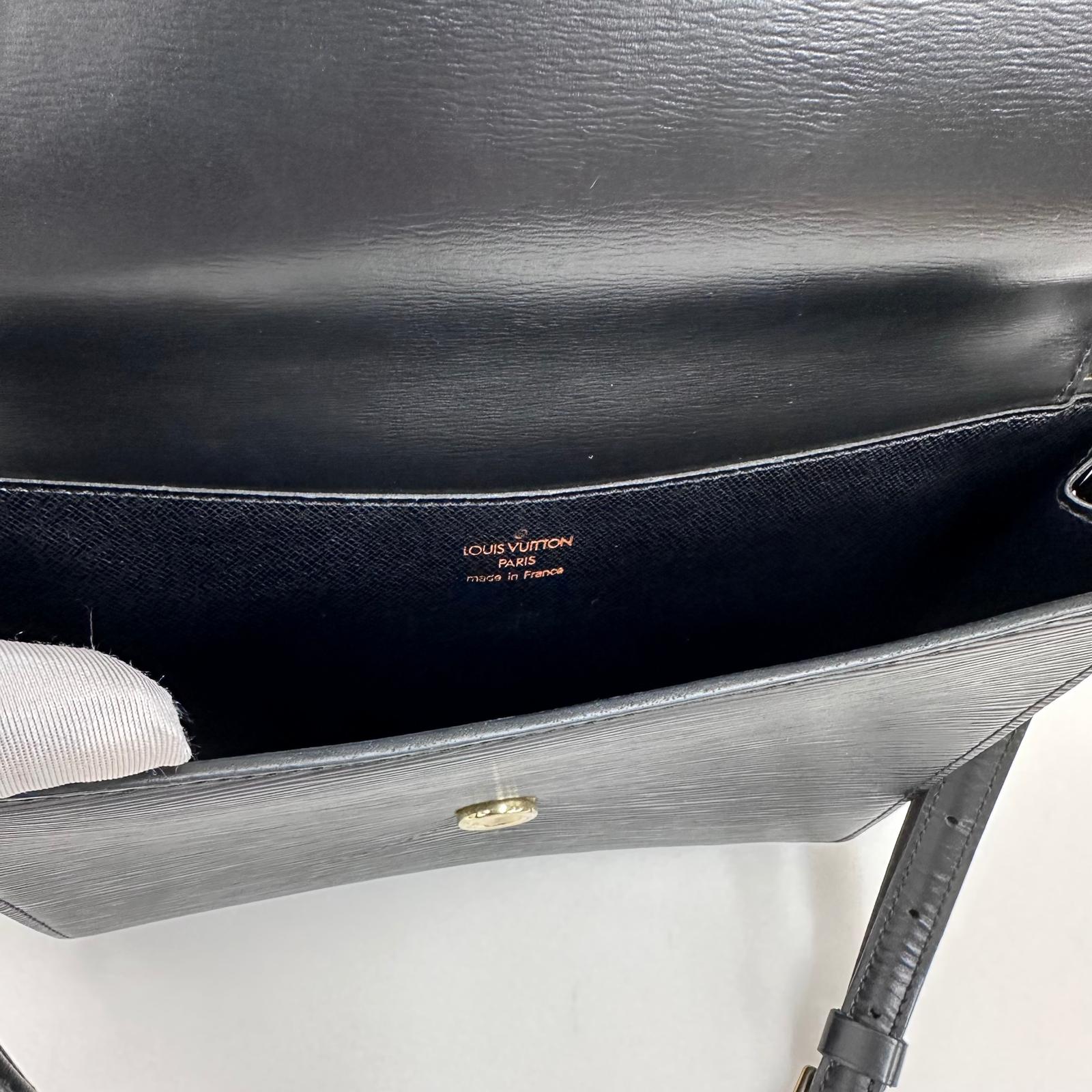 Louis Vuitton Borsa a spalla Grenelle Epi Noir Vintage anni 90