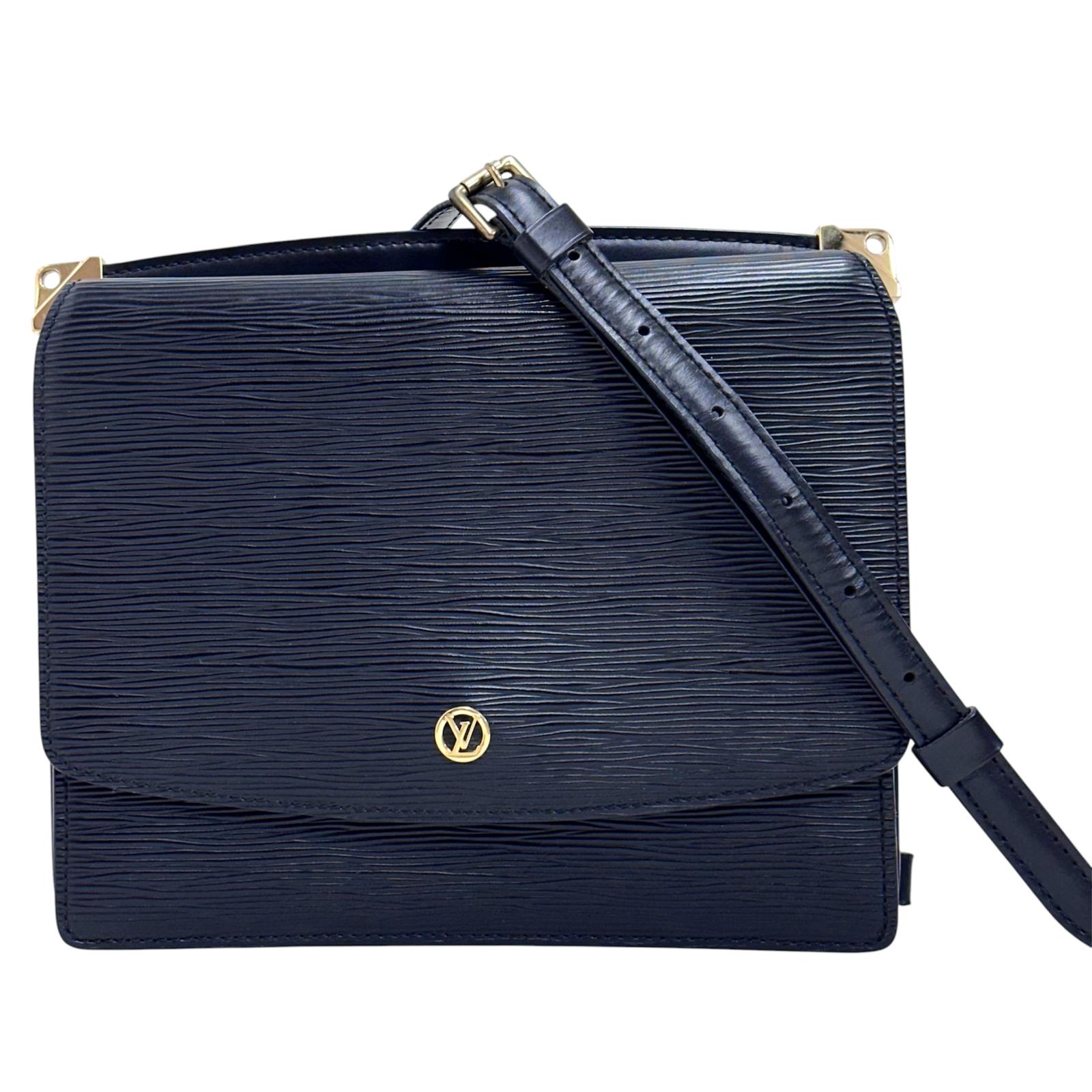 Louis Vuitton Borsa a spalla Grenelle Epi Noir Vintage anni 90