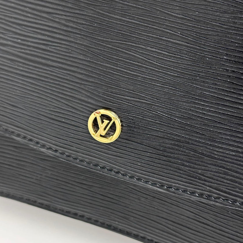 Louis Vuitton Borsa a spalla Grenelle Epi Noir Vintage anni 90