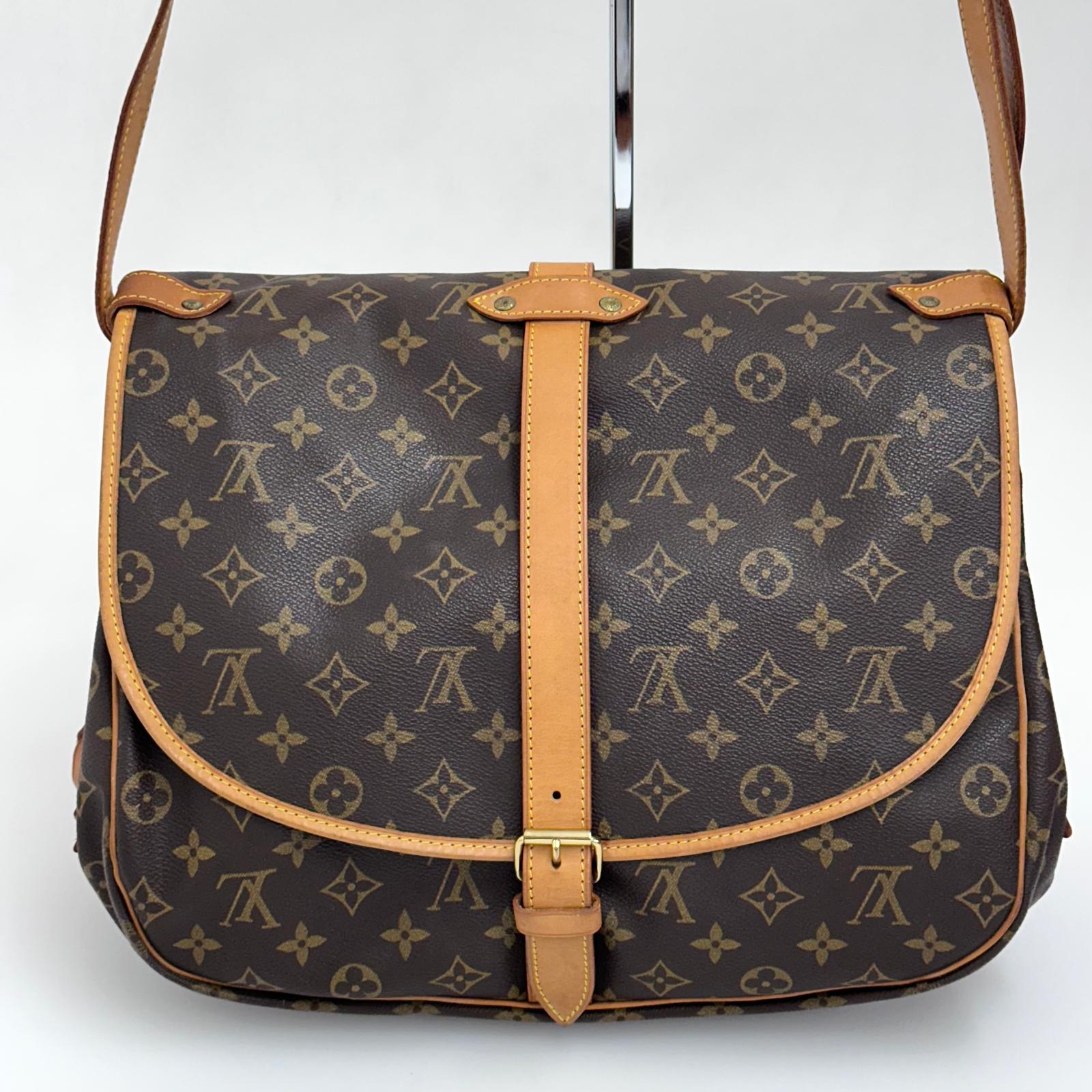 Louis Vuitton Borsa a spalla Saumur 35 Monogram