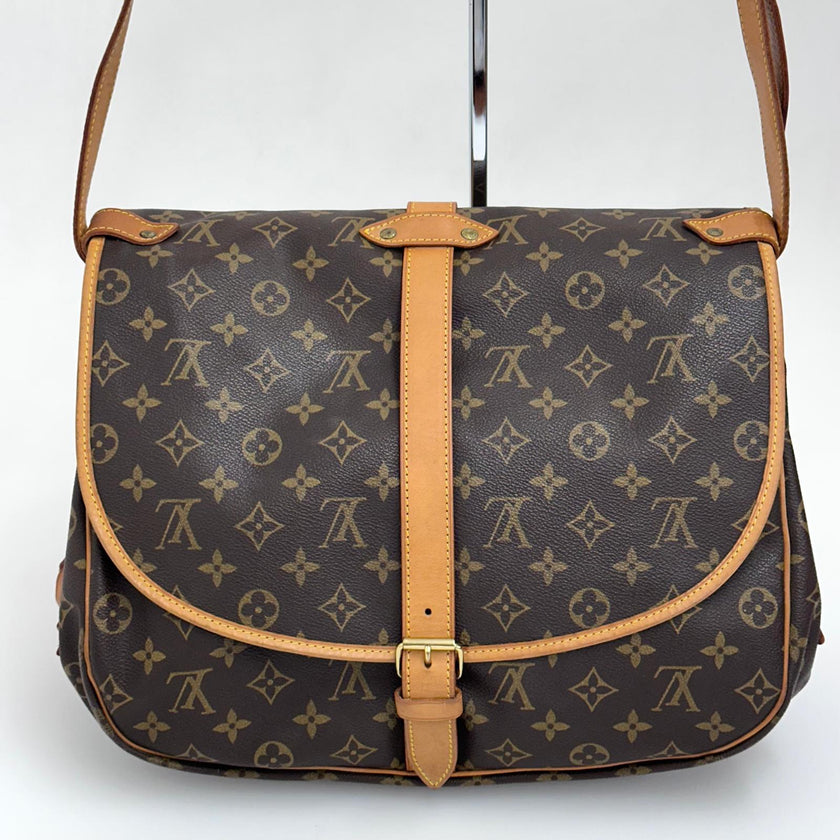 Louis Vuitton Borsa a spalla Saumur 35 Monogram