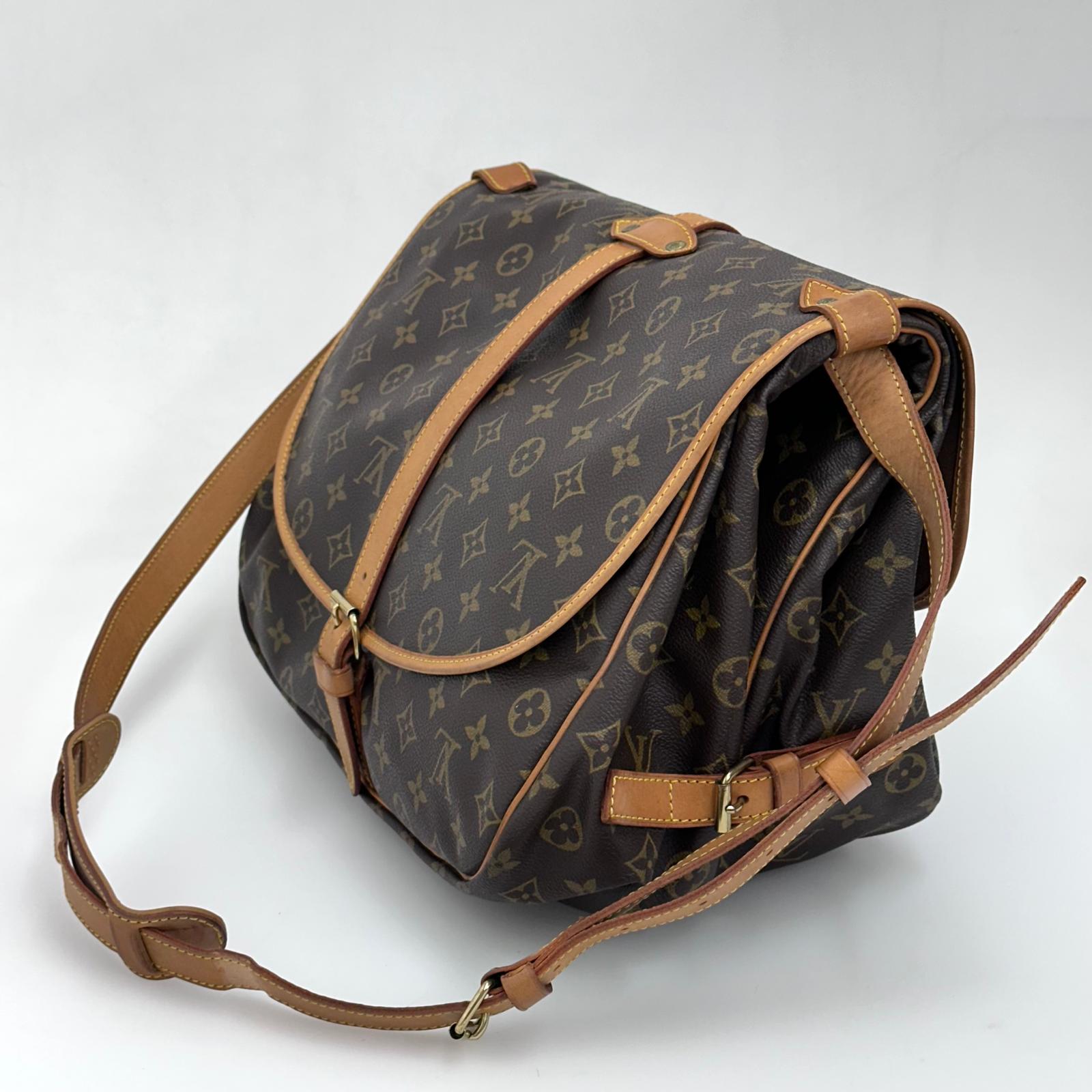 Louis Vuitton Borsa a spalla Saumur 35 Monogram