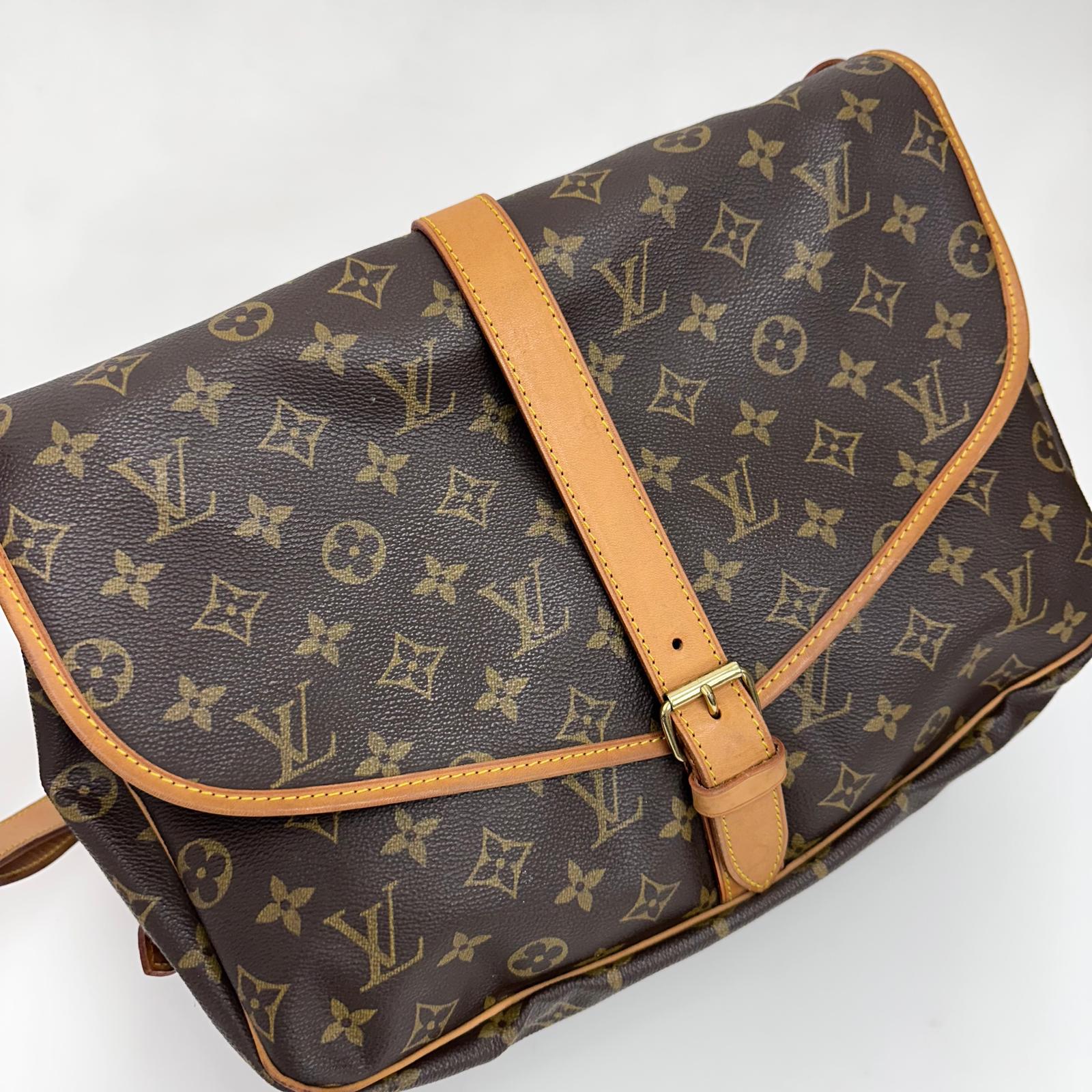 Louis Vuitton Borsa a spalla Saumur 35 Monogram