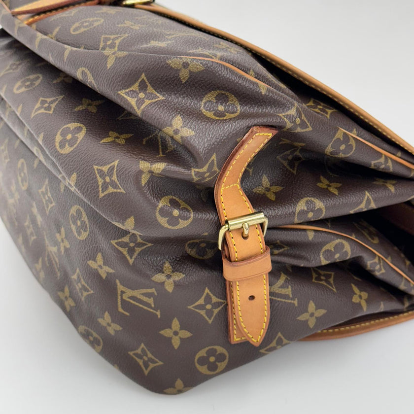 Louis Vuitton Borsa a spalla Saumur 35 Monogram