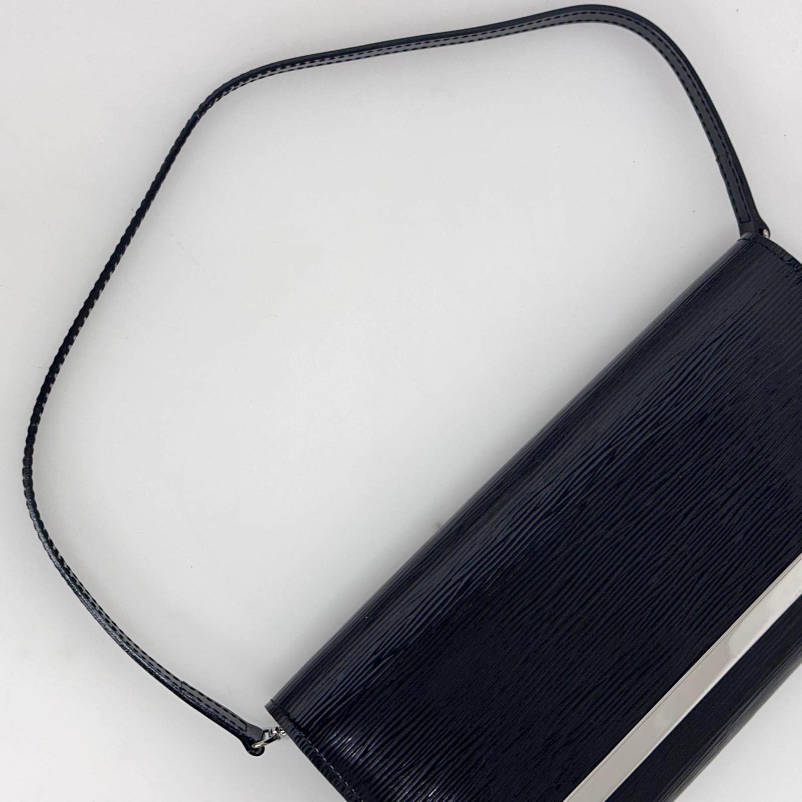Louis Vuitton Borsa a spalla in pelle Epi Electric nera Vernis