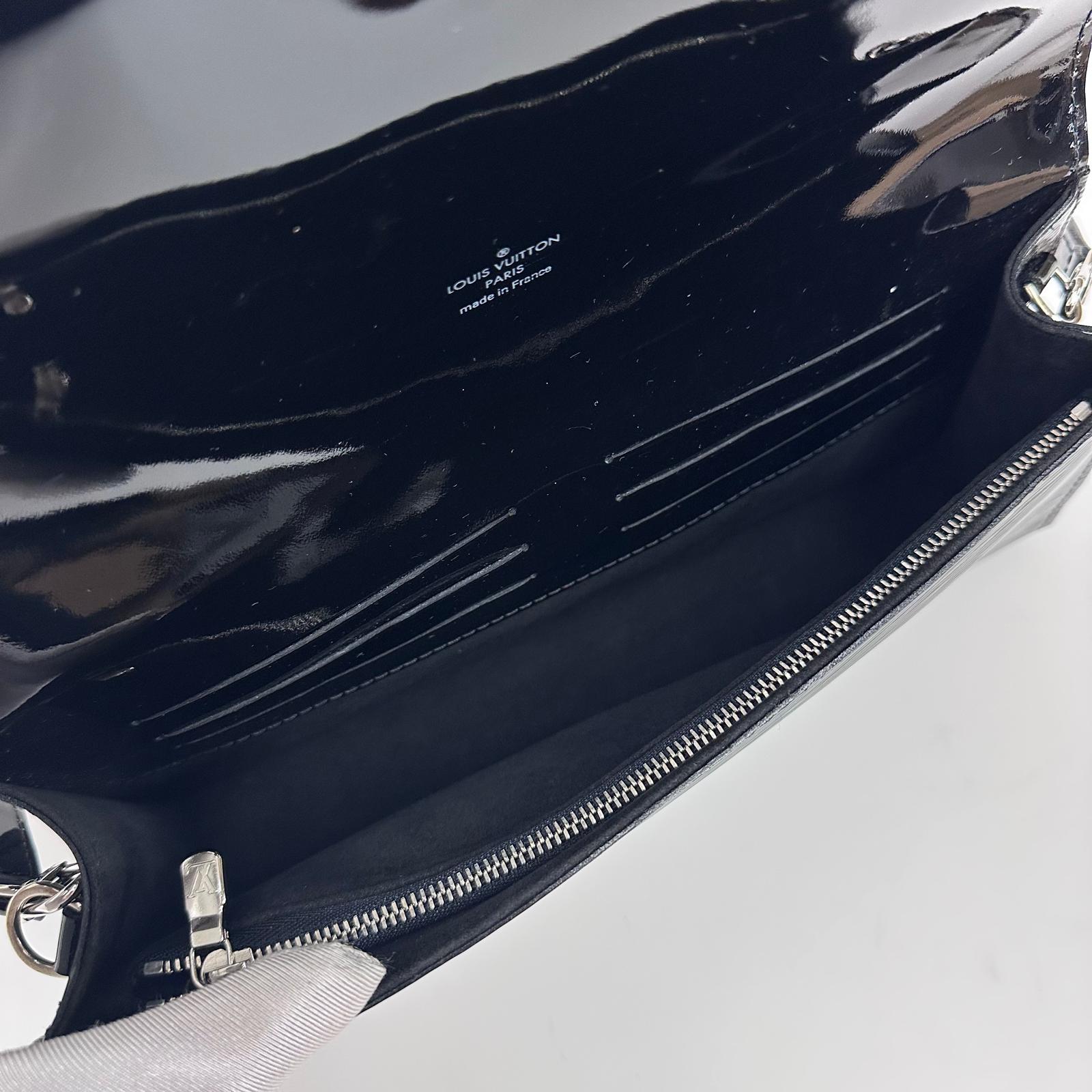Louis Vuitton Borsa a spalla in pelle Epi Electric nera Vernis
