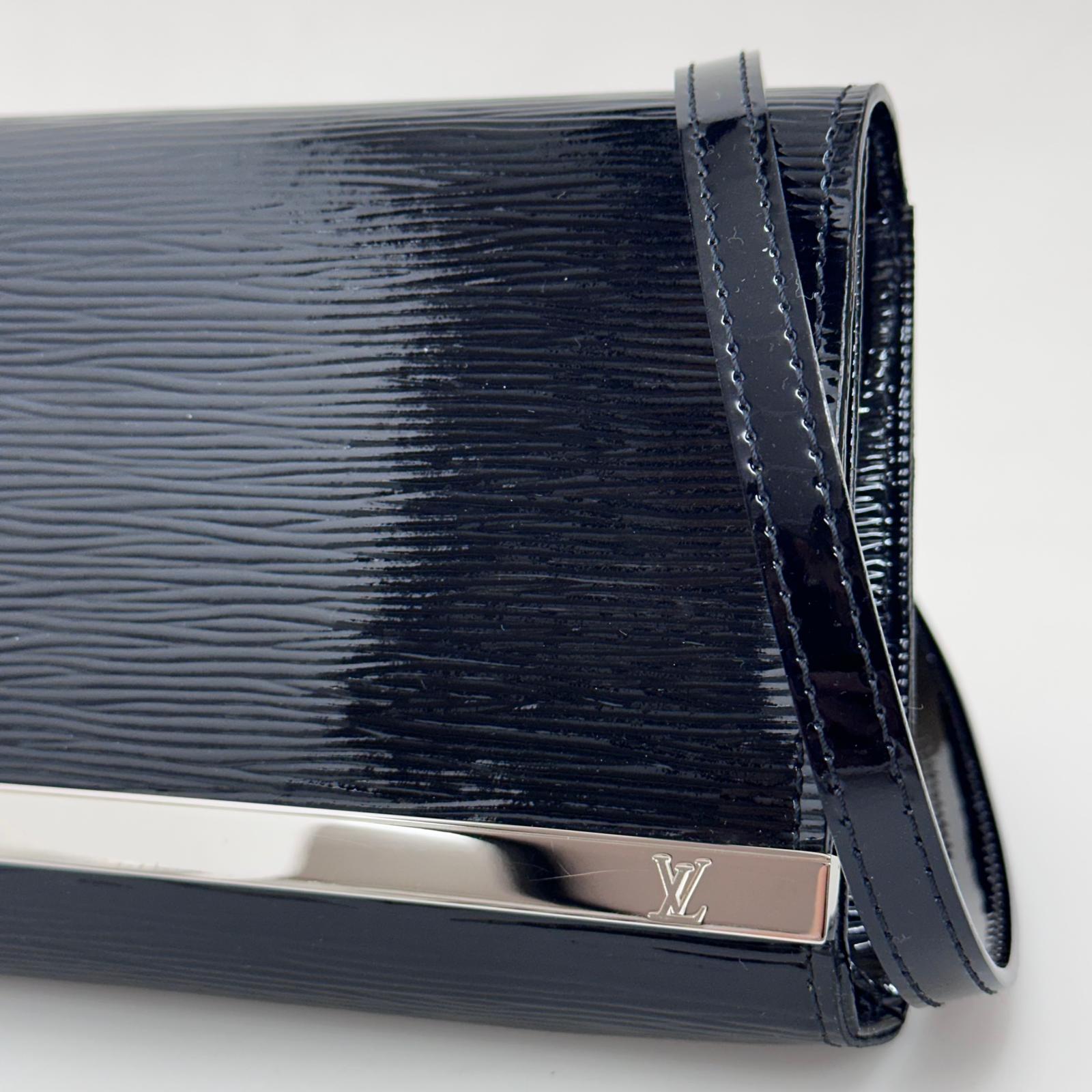 Louis Vuitton Borsa a spalla in pelle Epi Electric nera Vernis