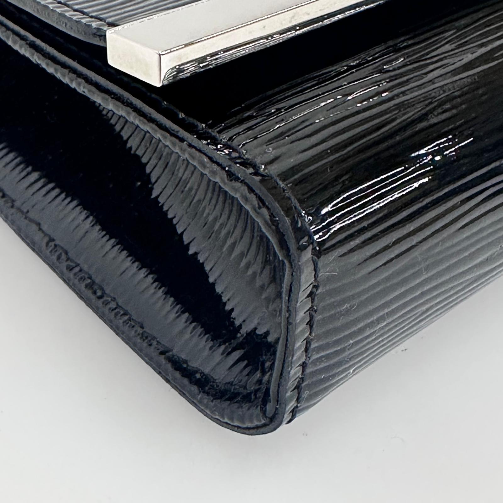 Louis Vuitton Borsa a spalla in pelle Epi Electric nera Vernis