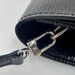 Louis Vuitton Borsa a spalla in pelle Epi Electric nera Vernis