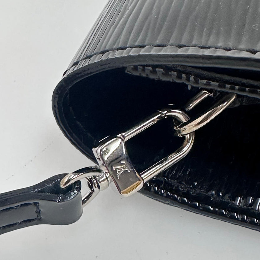 Louis Vuitton Borsa a spalla in pelle Epi Electric nera Vernis