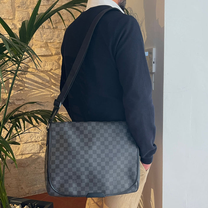 Louis Vuitton Cartella da Lavoro Daniel GM Damier Graphite