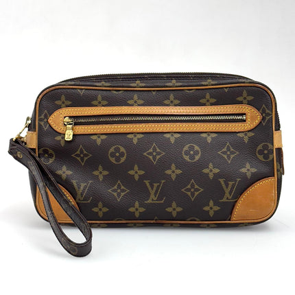 Louis Vuitton Clatch Marly Dragonne GM in tela Monogram