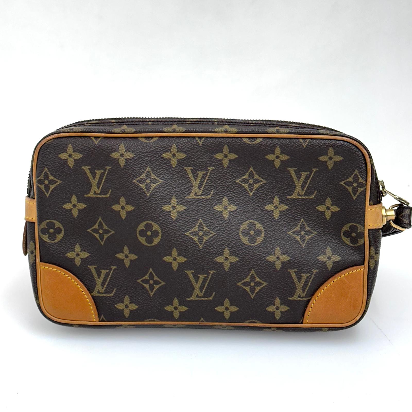 Louis Vuitton Clatch Marly Dragonne GM in tela Monogram