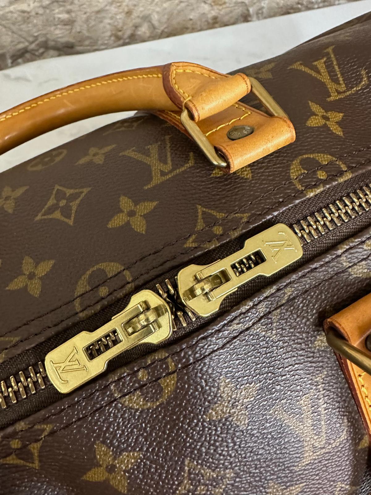 Louis Vuitton Keepall 50 Vintage in tela Monogram