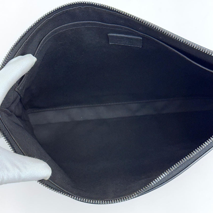 Louis Vuitton Maxi Pochette Monogram Empreinte in pelle nera