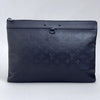 Louis Vuitton Maxi Pochette Monogram Empreinte in pelle nera