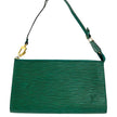 Louis Vuitton Pochette Accessoires in pelle Epi verde