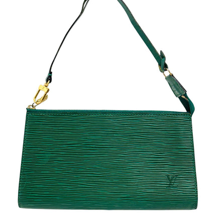 Louis Vuitton Pochette Accessoires in pelle Epi verde