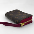 Louis Vuitton Porta Carte Zippy Coin Purse Monogram con Profili Bordeaux