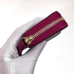 Louis Vuitton Porta Carte Zippy Coin Purse Monogram con Profili Bordeaux