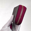 Louis Vuitton Porta Carte Zippy Coin Purse Monogram con Profili Bordeaux