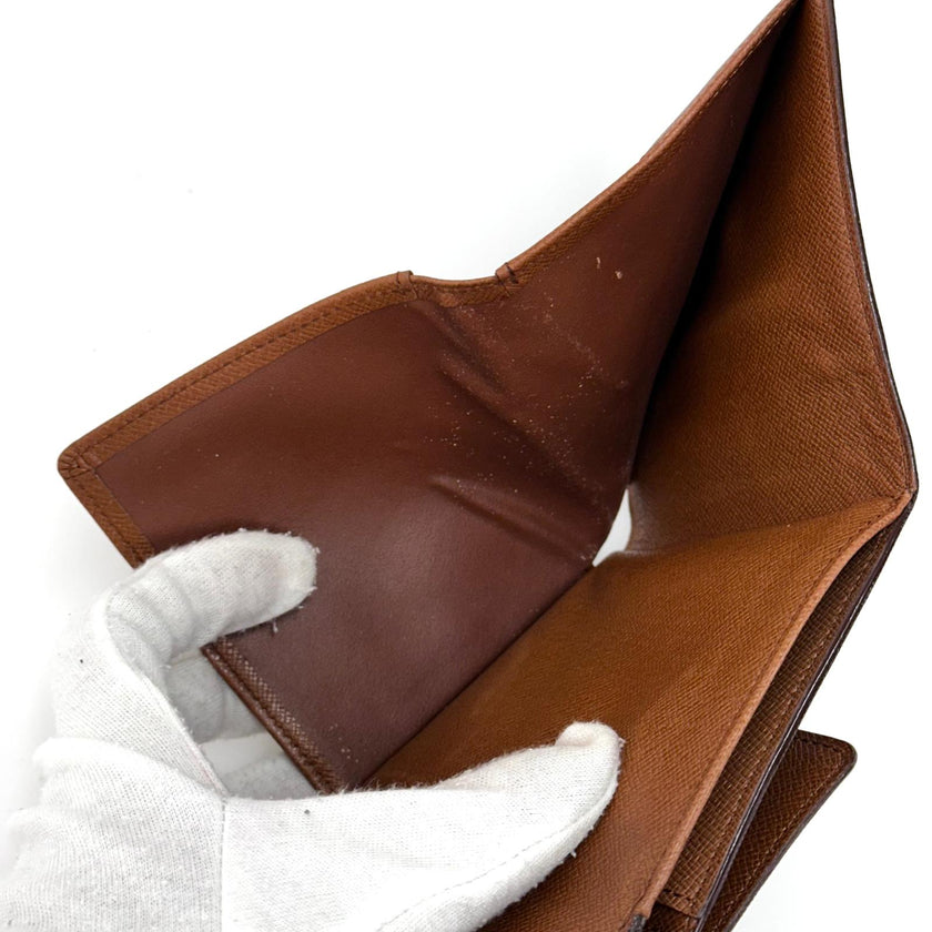 Louis Vuitton Portafoglio Compatto in Tela Monogram