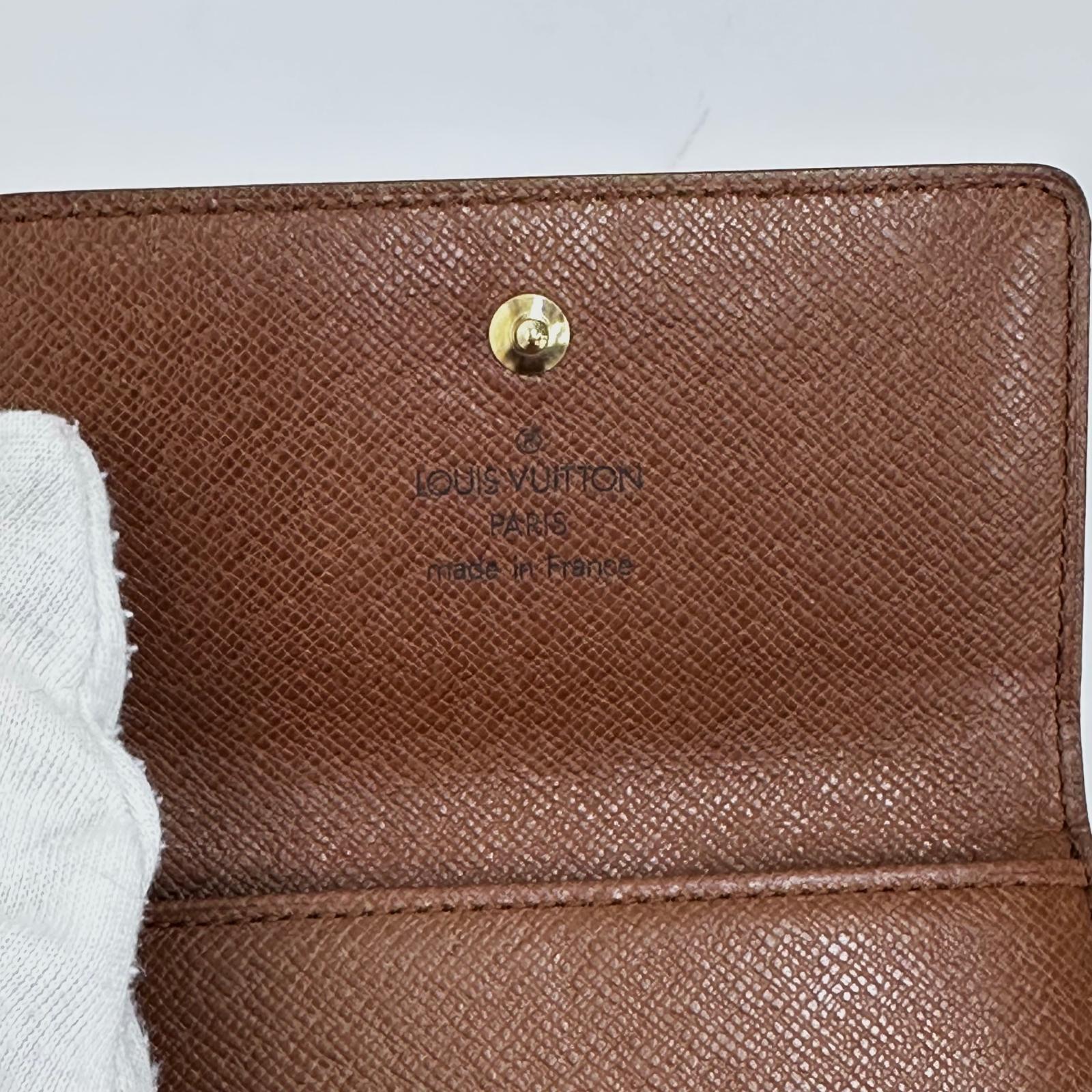 Louis Vuitton Portafoglio Compatto in Tela Monogram