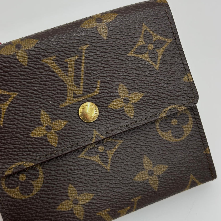 Louis Vuitton Portafoglio Compatto in Tela Monogram