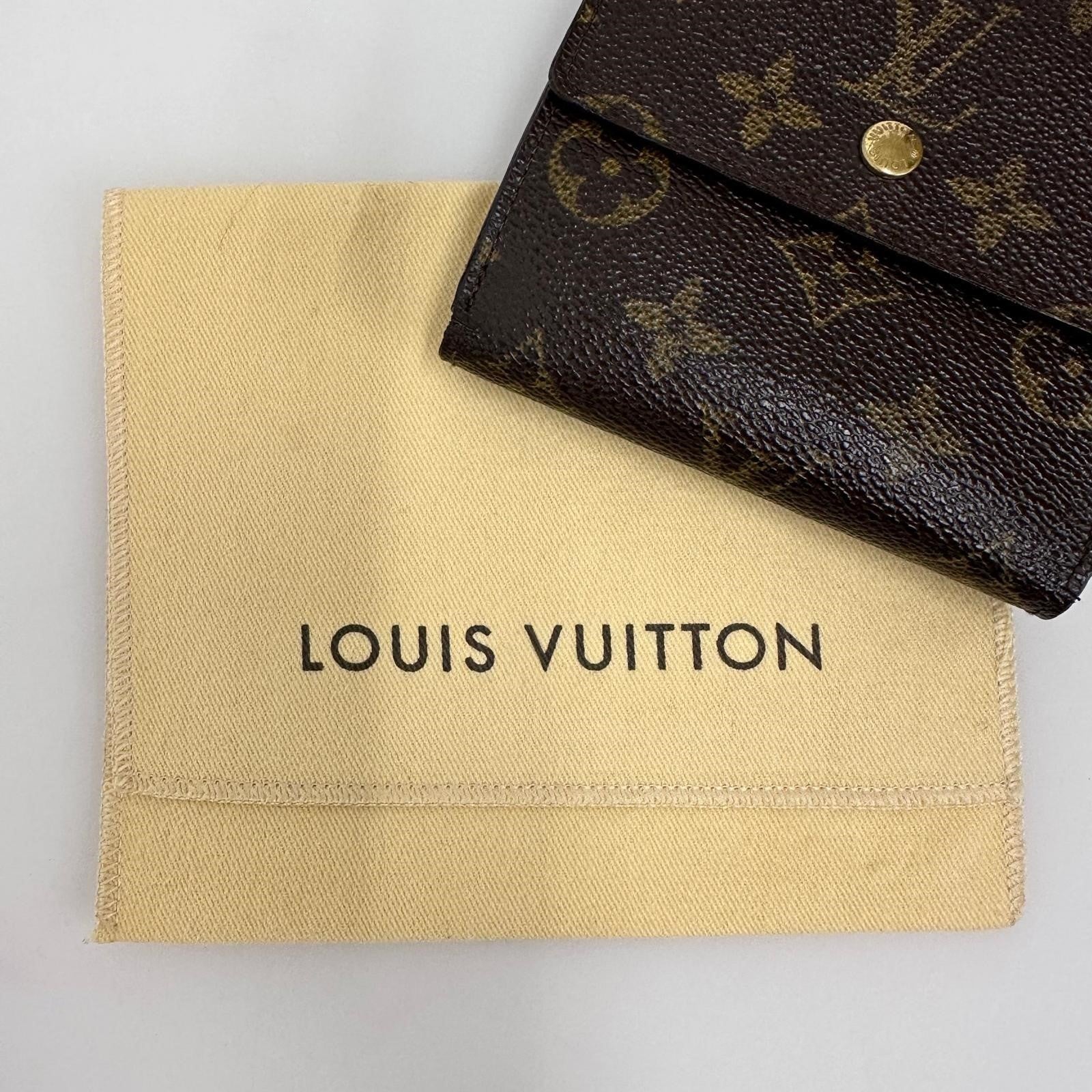 Louis Vuitton Portafoglio Elise Bi-Fold in Tela Monogram