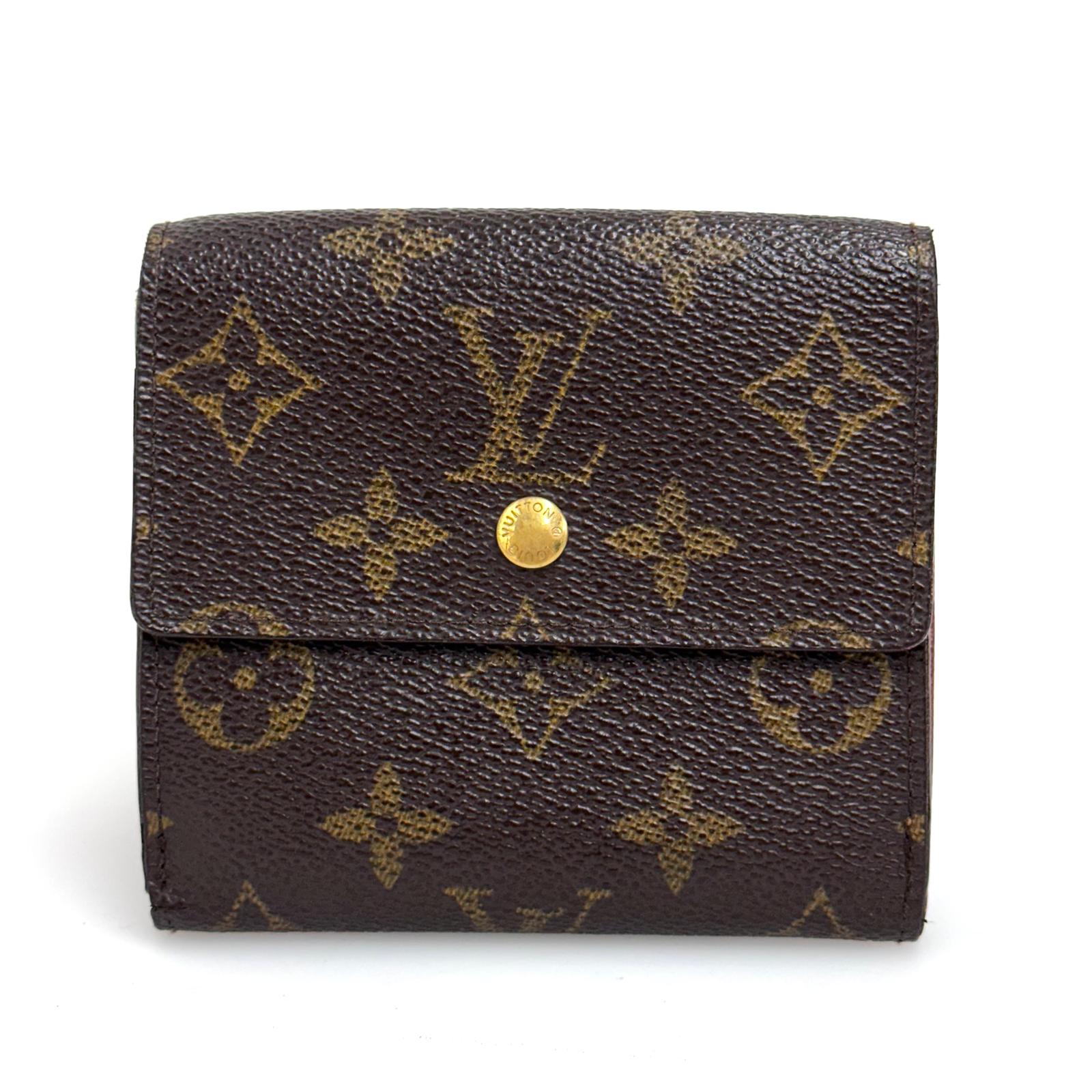 Louis Vuitton Portafoglio Elise Bi-Fold in Tela Monogram