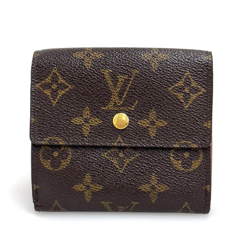 Louis Vuitton Portafoglio Elise Bi-Fold in Tela Monogram