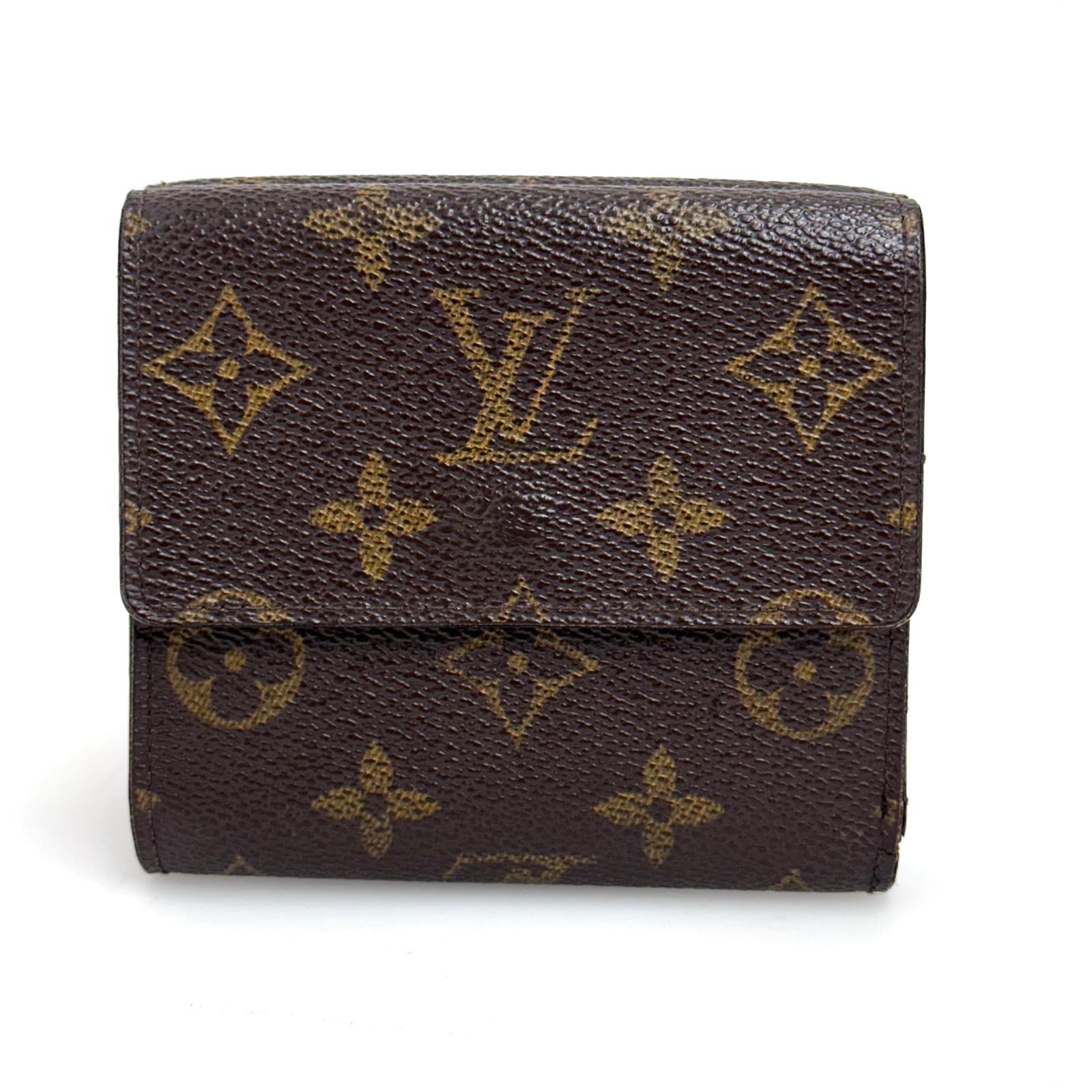 Louis Vuitton Portafoglio Elise Bi-Fold in Tela Monogram