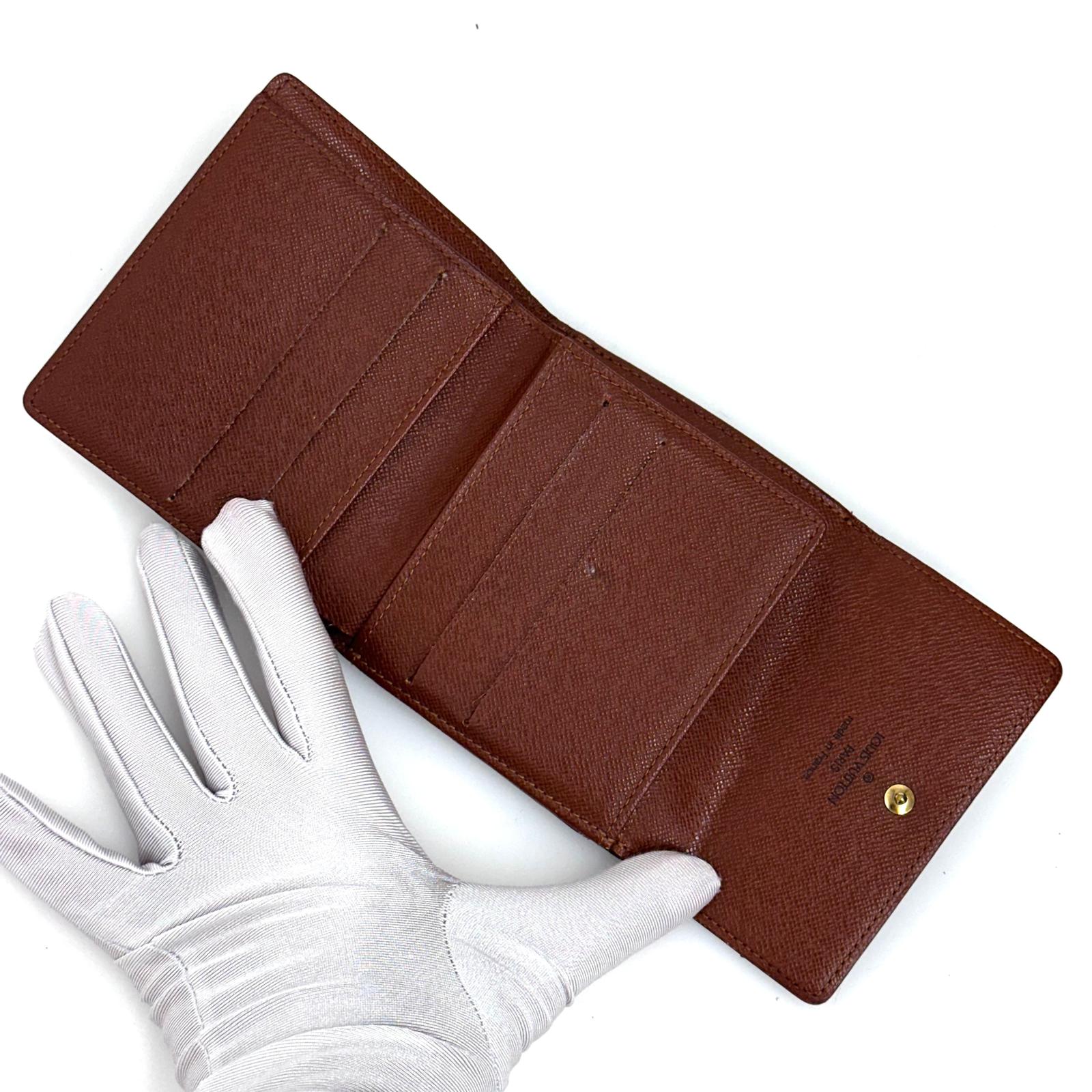 Louis Vuitton Portafoglio Elise Bi-Fold in Tela Monogram