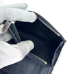 Louis Vuitton Portafoglio Lockme Compact in pelle nera