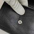 Louis Vuitton Portafoglio Lockme Compact in pelle nera