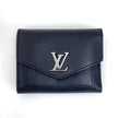 Louis Vuitton Portafoglio Lockme Compact in pelle nera