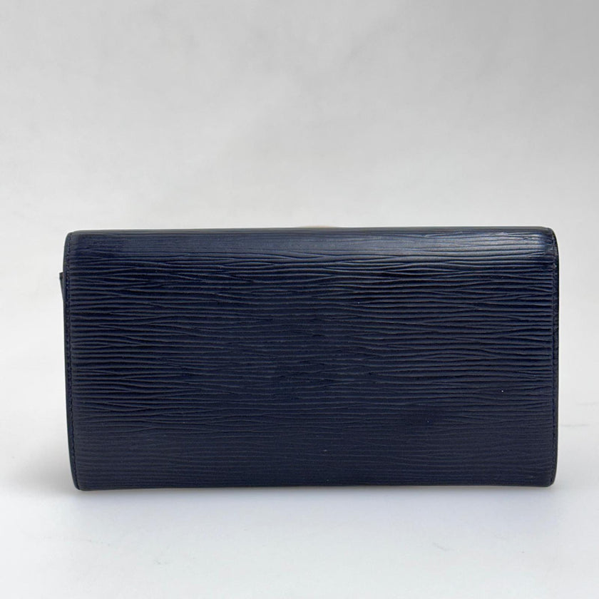Louis Vuitton Portafoglio Sarah in pelle Epi nera