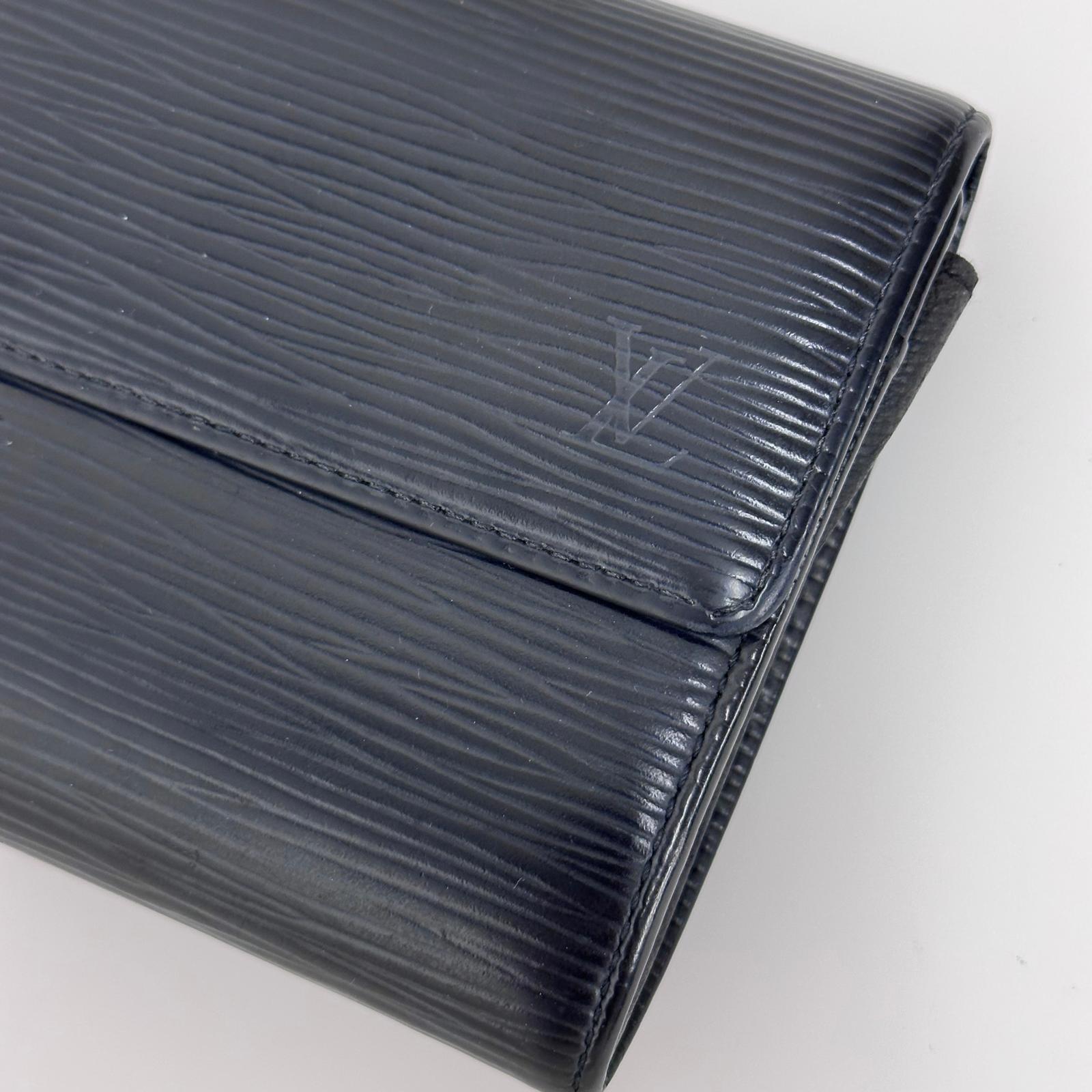 Louis Vuitton Portafoglio Sarah in pelle Epi nera