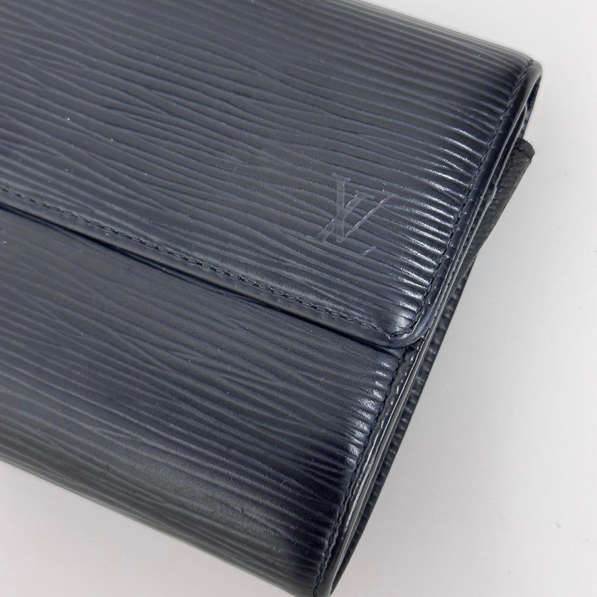 Louis Vuitton Portafoglio Sarah in pelle Epi nera